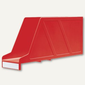 LEITZ Stehsammler OrgaClass, für Einstellmappen, rot, 20 Stück, 2421-00-25