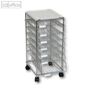 mobiler Sortierwagen Office Boy