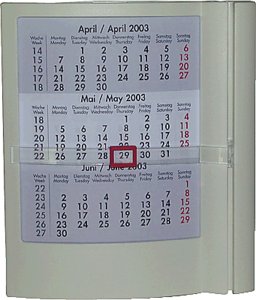 M&M Designer-Tischkalender