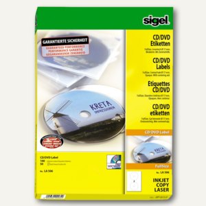 CD/DVD-Etiketten ClassicSize