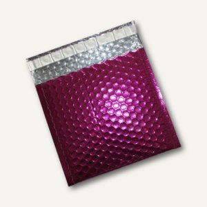 CD/DVD Geschenk-Luftpolstertaschen 160x165mm haftkl. pink metallic