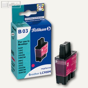 Tintenpatrone B03 magenta für Brother DCP-110C kompatibel LC900M