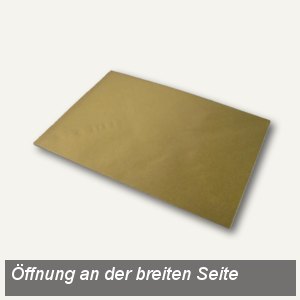 Versandtaschen DIN C4, Spitzklappe nassklebend, 100g/m² gold, 100 Stück, 1640157