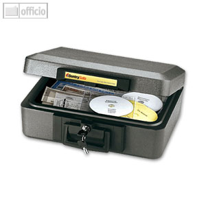 Sentry Datenträger-Sicherheitskassette m. Schlüssel & Tragegriff