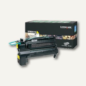 Lexmark Rückgabe-Lasertoner für X792, ca. 20.000 Seiten, gelb, X792X1YG Lexmark Rückgabe-Lasertoner für X792, ca. 20.000 Seiten, gelb, X792X1YG