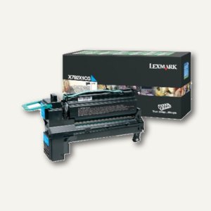 Lexmark Rückgabe-Lasertoner für X792, ca. 20.000 Seiten, cyan, X792X1CG Lexmark Rückgabe-Lasertoner für X792, ca. 20.000 Seiten, cyan, X792X1CG