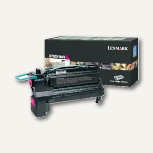 Lexmark Rückgabe-Lasertoner für X792, ca. 20.000 Seiten, magenta, X792X1MG Lexmark Rückgabe-Lasertoner für X792, ca. 20.000 Seiten, magenta, X792X1MG