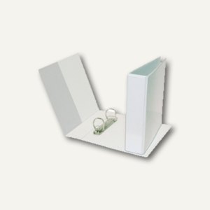 Präsentationsringbuch DIN A5, 2-Ring 20 mm, Rücken 35 mm, Einstecktaschen, weiß,