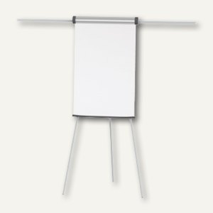 Flipchart MAULsolid, Tafel 66 x 97 cm, Dreibein, magnethaftend, 2 Arme, 6372482