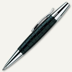Drehkugelschreiber e-motion Kroko, Strichstärke B, schwarz/silber, 148350