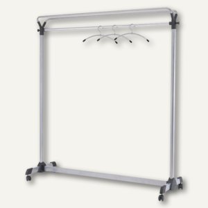 Alba Reihengarderobe GROUP3, rollbar, B 150 x 50 x 170 cm, silber, 9424290