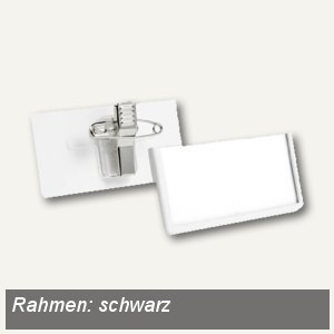 Namensschilder FRAME mit Kombiklemme