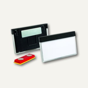 Durable Namensschilder SELECT mit Magnet, 60 x 30 mm, schwarz, 25 Stück, 850701