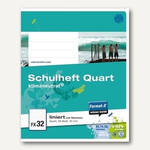 FX 32 Schulheft Quart