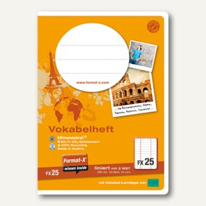 FX 25 Vokabelheft DIN A5
