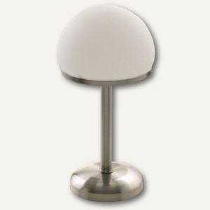 Alco Tischleuchte 9047, Sockel E14, Touch-Funktion, dimmbar, satiniert, 9047