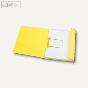Clipmappe Secolor / DIN A4 gelb 270 g/qm