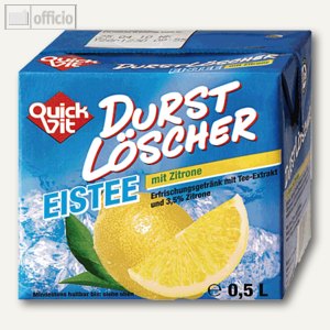 Eistee Durst Löscher mit Zitrone