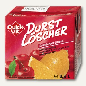 Fruchtsaft Durst Löscher Sauerkirsch Zitrone