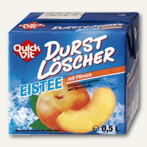Eistee Durst Löscher mit Pfirsich