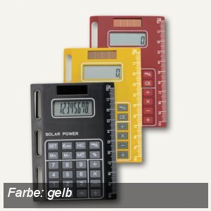 Solarrechner mit Universal-Lochung