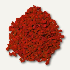 Papstar Deko-Granulat, 2.5 - 4 mm, 730 gr, rot, 6er-Pack, 10320
