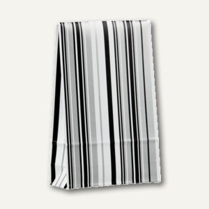 Geschenktaschen Stripes black&white mittel