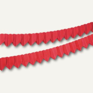 Papstar Girlanden "Mini" "Herz", Papier, L 2.5 m, rot, 20er-Pack, 19261 Papstar Girlanden "Mini" "Herz", Papier, L 2.5 m, rot, 20er-Pack, 19261