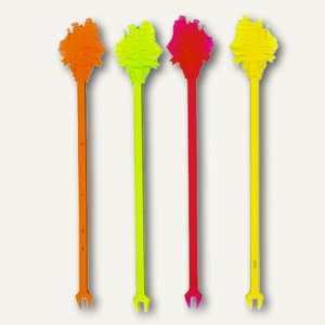 Papstar Longdrink-Sticks "Yacht", 15.5 cm, farbig sortiert, 1.000 Stück, 12659