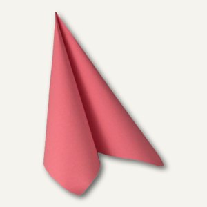 Papstar Servietten "ROYAL Collection", 1/4-Falz, 33x33cm, rosa, 240St., 10628