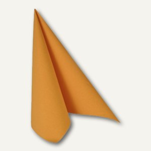 Servietten "ROYAL Collection", 1/4-Falz, 25 x 25 cm, orange, 280 Stück, 81669