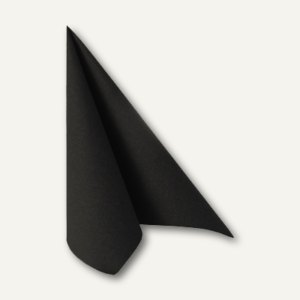 Servietten "ROYAL Collection", 1/4-Falz, 25 x 25 cm, schwarz, 300 Stück, 86245