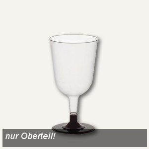 Papstar Rotwein-Stielgläser (Oberteile), 0.2 l, Ø 7.3 cm, 400 Stück, 12185