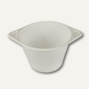 Papstar Suppentassen mit Anfasser, 250 ml, Ø 10.3 cm, weiß , 1.000 Stück, 14255
