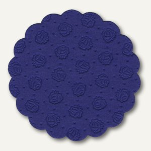 Papstar Tassen-Untersetzer, rund, Ø 9 cm, dunkelblau, 400er-Pack, 14248