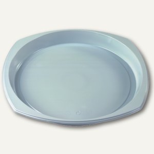 Papstar Teller rund, 23.1 x 24.1 x 2.3 cm, weiß, 1.000 Stück, 16371