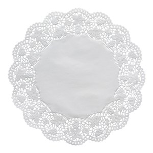 Papstar Tortenspitzen, rund, Ø 34 cm, weiß, 2.000er-Pack (20x 100), 12457