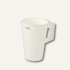 Bio Glühweinbecher mit Weihnachtsmotiv 200ml 0,2l Füllstrich Papier