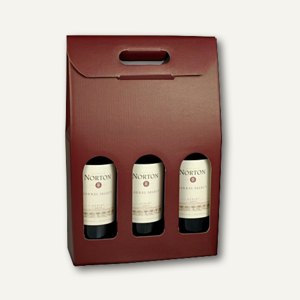 Wein-Tragekartons mit Sichtfenster