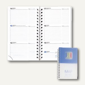 Taschenkalender mit Wire-O-Bindung