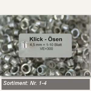 Klick-Ösen-Sortiment Starter-Set