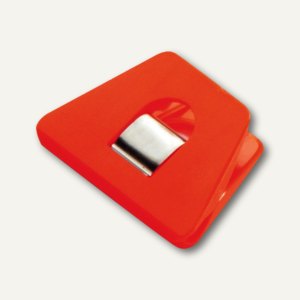 Briefklemmer SIGNAL 2, 70 x 50 mm, 13 mm Klemmweite, orange, 10er Pack, 1121-50