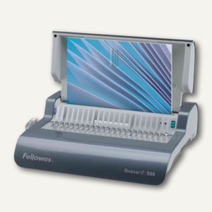 Plastikbindegerät Pulsar-E 500, elektr., A4, Stanzk. 20 Blatt, graphit, 5620901