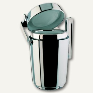 Alfi Isolier-Eisgefäß 222, Messing, 1 l, verchromt, Deckelautomatik, 0222000100,