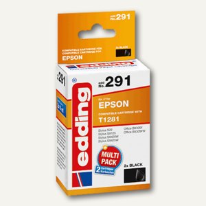 Druckerpatronen Doppelpack EDD-291 für Epson T1281