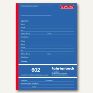 Formularbuch Fahrtenbuch 602