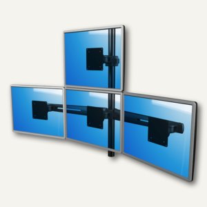 Viewmaster Monitorarm, für 4 Monitore bis 440 mm breit, 1x oben 3x unten, 53.343