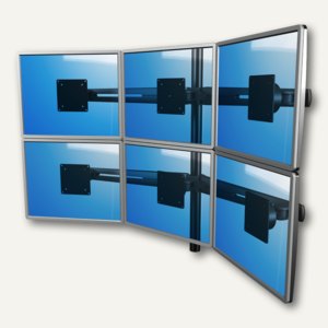 Viewmaster Monitorarm, für 6 Monitore bis 440 mm breit, 3x oben 3x unten, 53.633