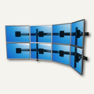 Viewmaster Monitorarm, für 8 Monitore bis 610 mm breit, 4x oben 4x unten, 53.843