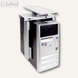Dataflex Top Grip CPU Halter Weiß – Unter Dem Schreibtisch Montierbar, Bis 20 Kg, Verstellbar